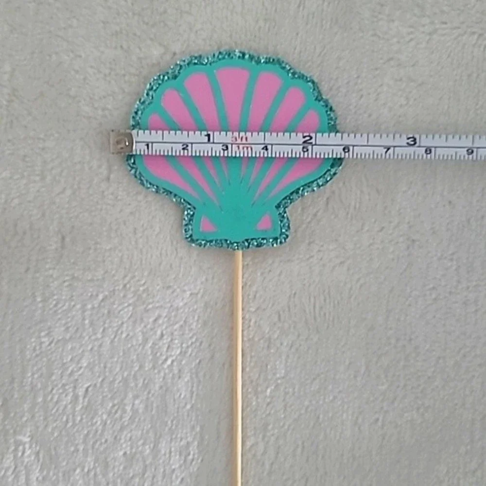 Mermaid theme cupcake toppers